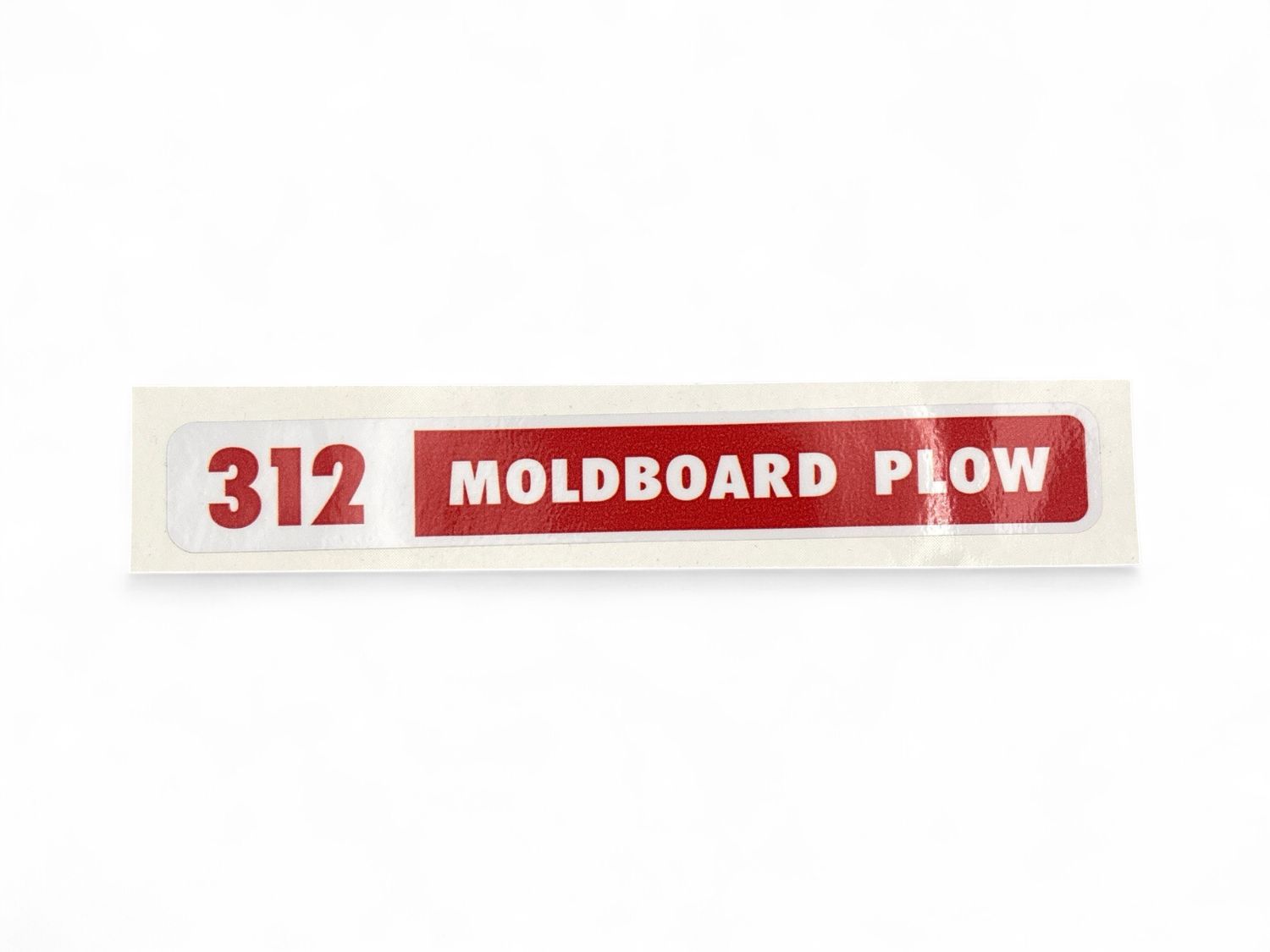 312 Moldboard Plow Decal