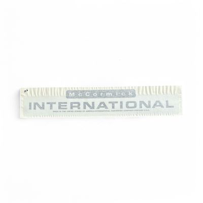 McCormick International Decal 17 6/8 Long X 2 7/8 Tall