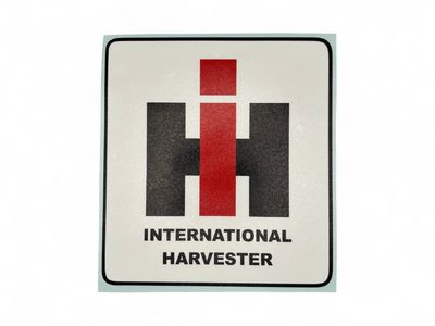 IH Logo Decal - 6.5" x 7" tall