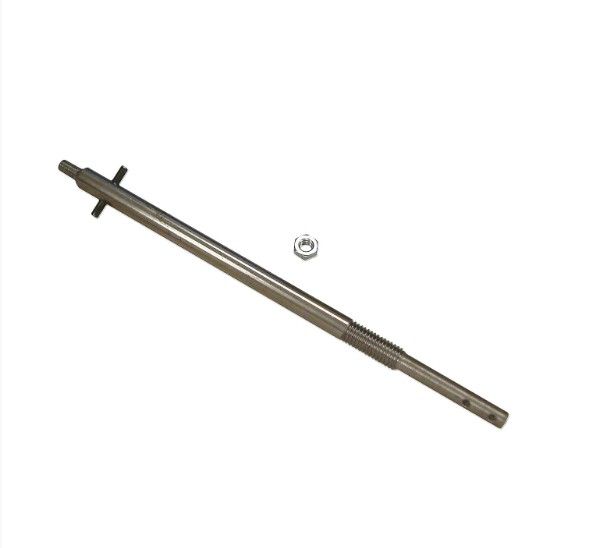 Upper Throttle Shaft with Nut - Fits IH 706, 756, 806, 826, 856, 1026, 1206, 1256   1456382683R11, 404238R11