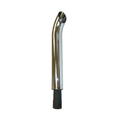 Curved Chrome Exhaust Stack, IH 1026, 1066, 1206, 1256, 1456, 1466, 1566, 4166, 4366, 4386