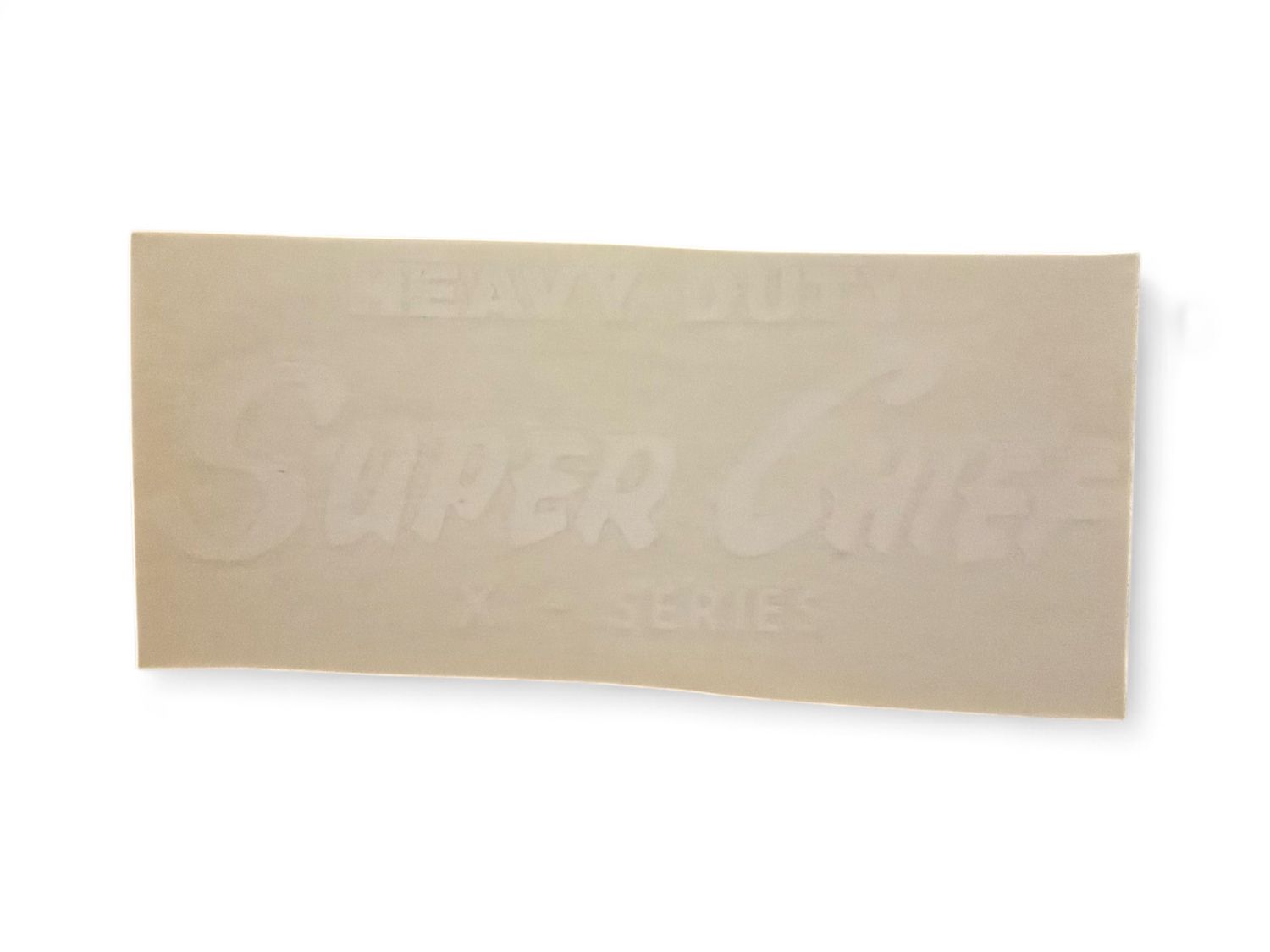 Heavy Duty Super Chief X- Series Decal  White