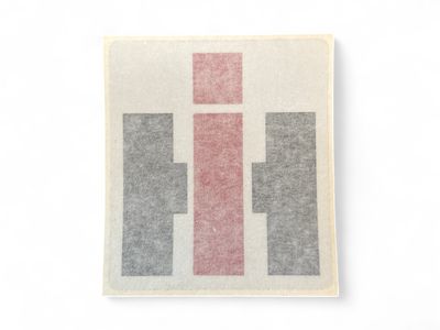 IH logo with Square Silver Background 3.5" X 4" tall