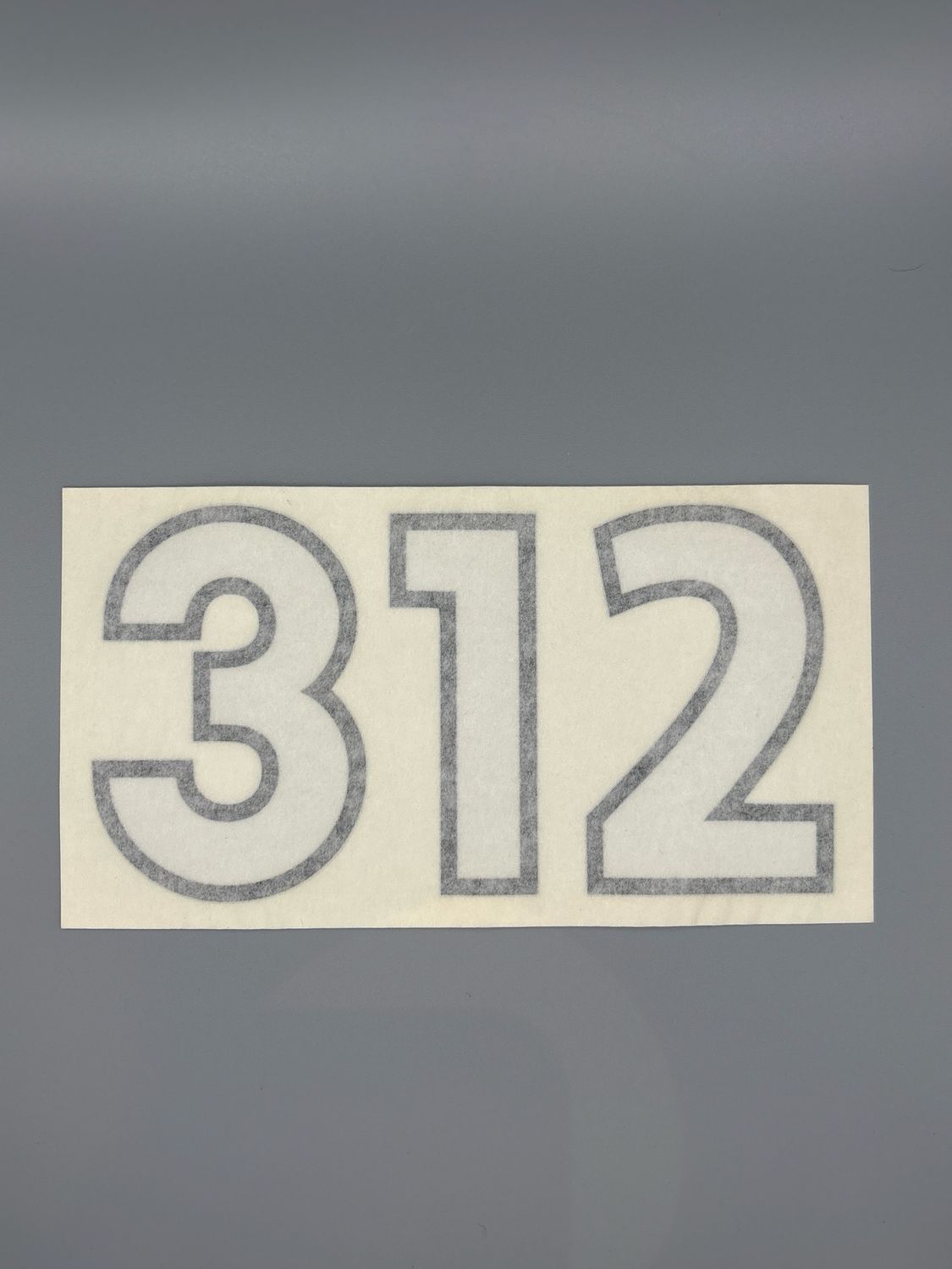 IH 312 Plow Decal