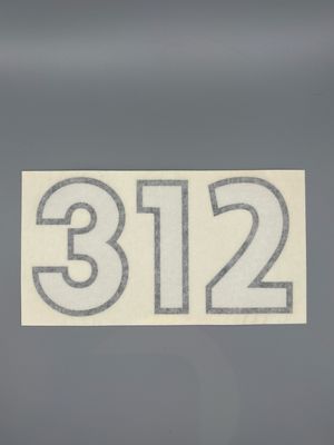 IH 312 Plow Decal