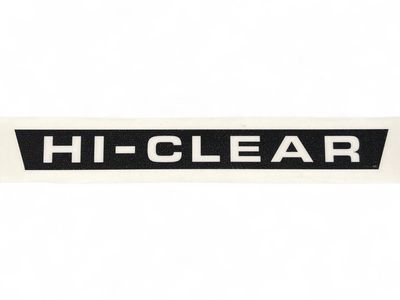 International HI-CLEAR Decal