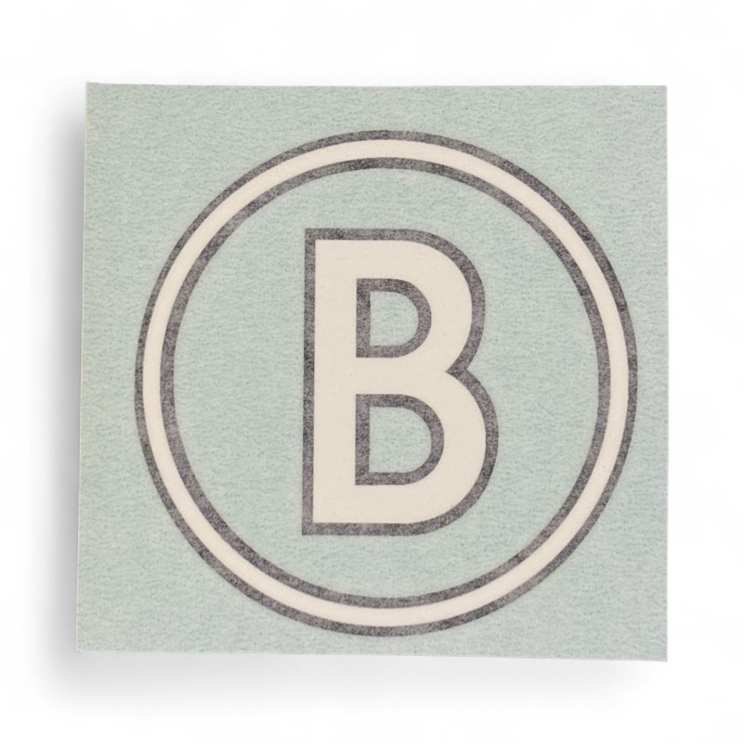 IH "B" in White Circle Decal