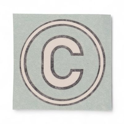 IH "C" in White Circle Decal