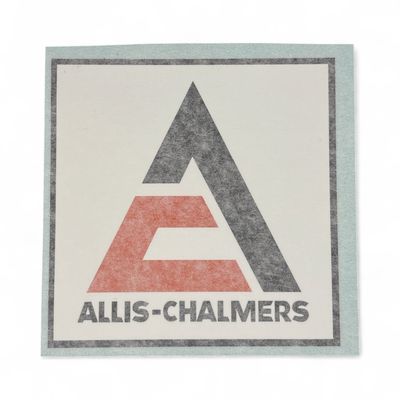 Allis-Chalmers Triangle Logo Vinyl Decal 4 1/2"