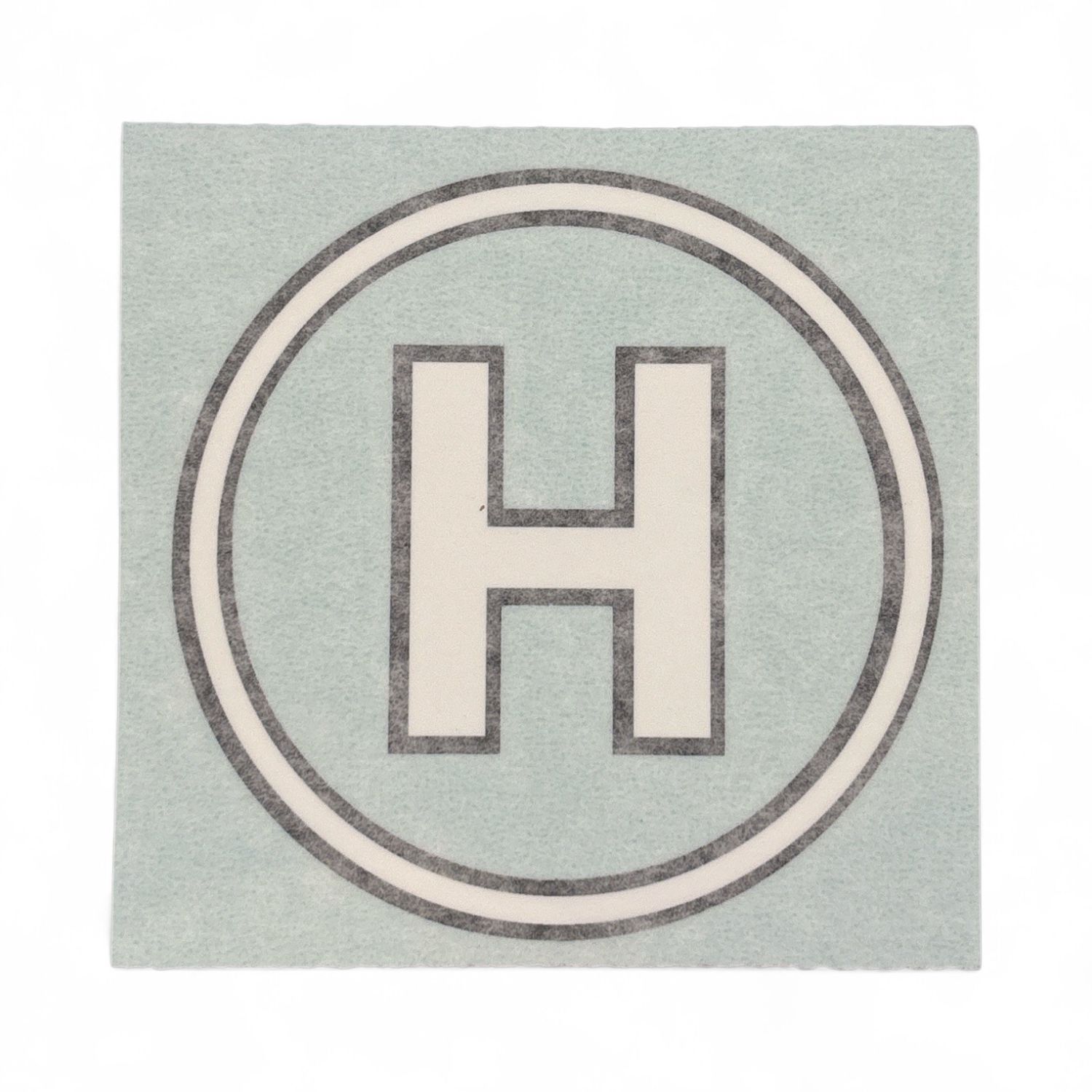 IH "H" in White Circle Decal