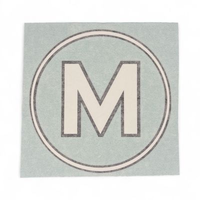 IH "M" in White Circle Decal