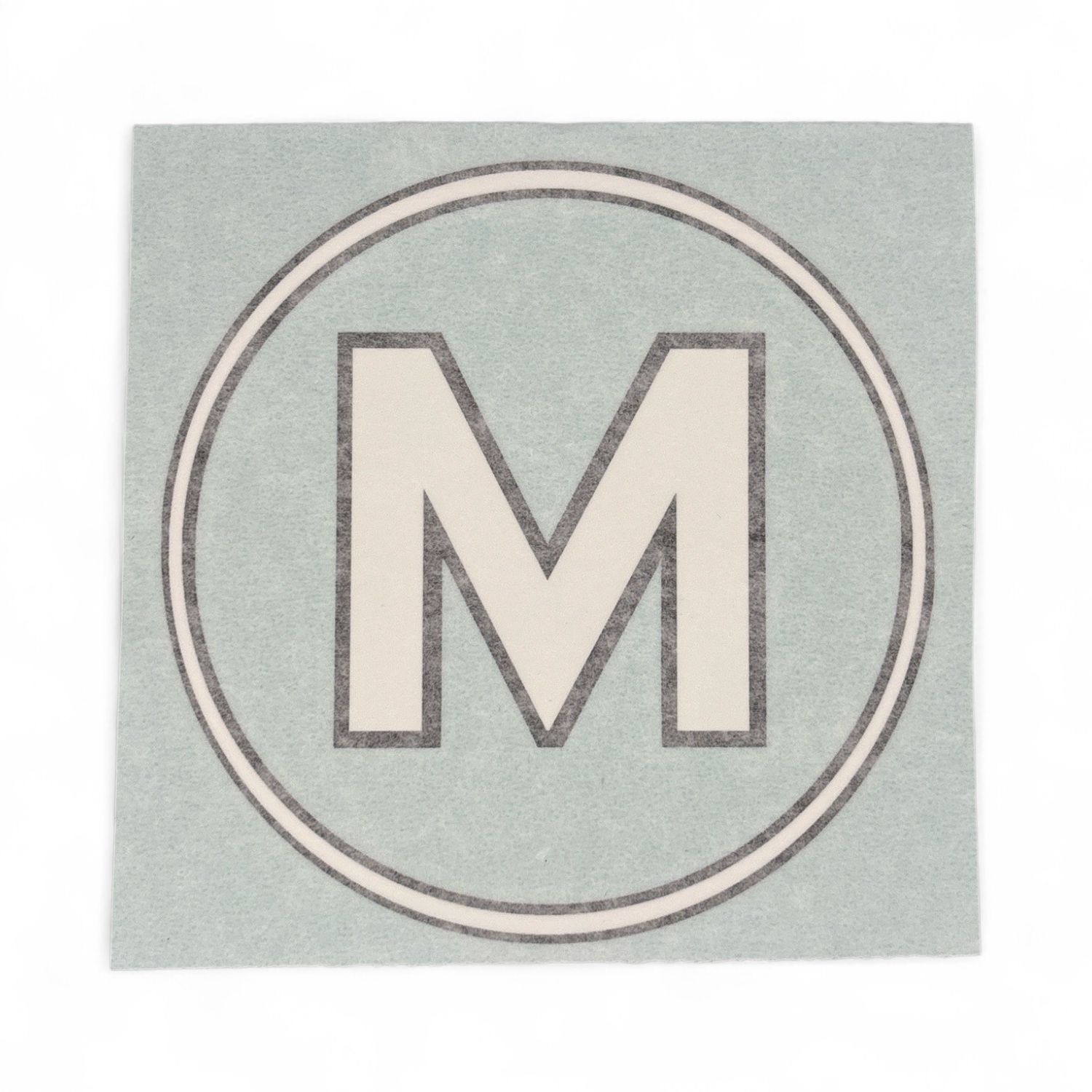 IH "M" in White Circle Decal