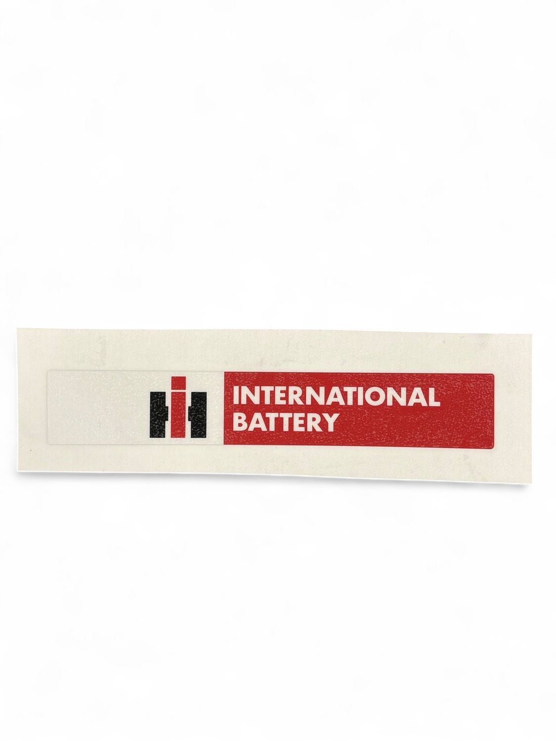 International Battery Decal