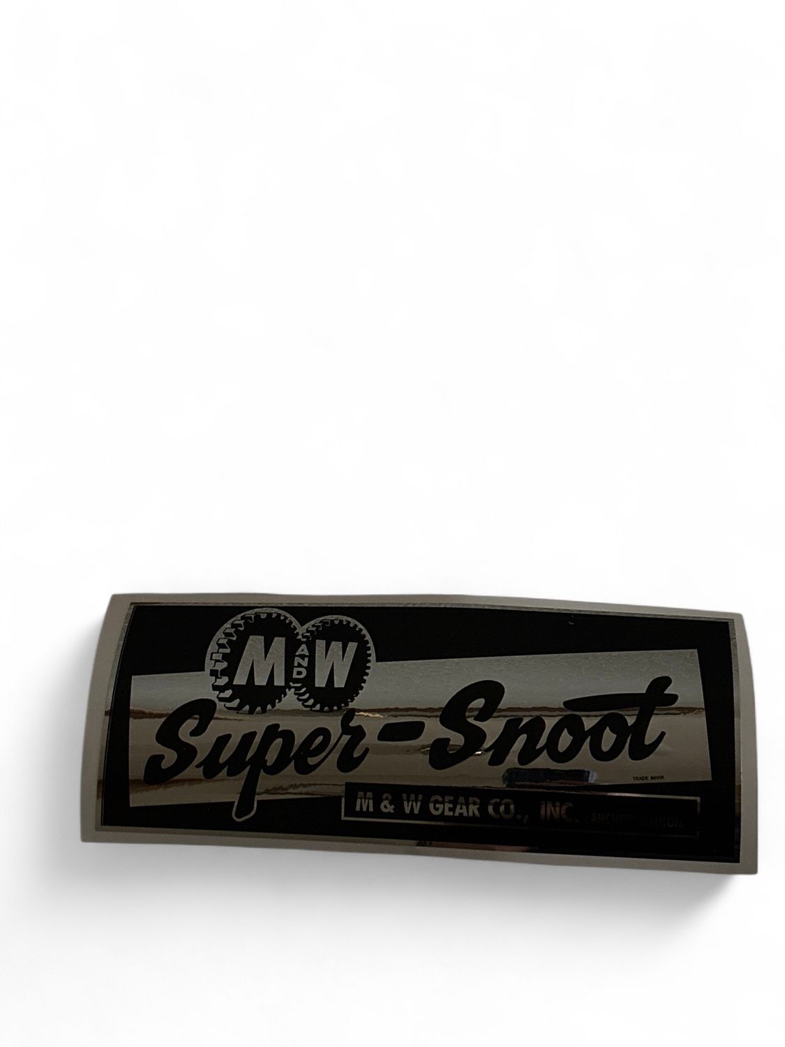 M &amp; W Super-Snoot Decal