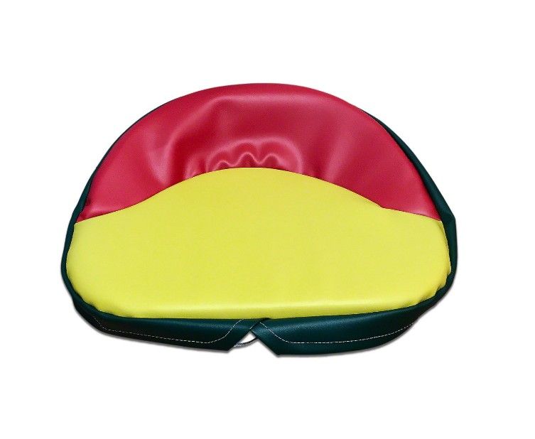 Tie On Seat Cover -Red, yellow, green