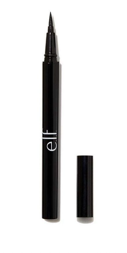 e.l.f. H2O Proof Eyeliner Pen, Felt Tip, Waterproof, Long-Lasting, High-Pigmented Liner For Bold Looks, Vegan &amp; Cruelty-Free, Jet Black. 0.02 Fl Oz