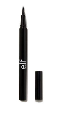 e.l.f. H2O Proof Eyeliner Pen, Felt Tip, Waterproof, Long-Lasting, High-Pigmented Liner For Bold Looks, Vegan &amp; Cruelty-Free, Jet Black. 0.02 Fl Oz