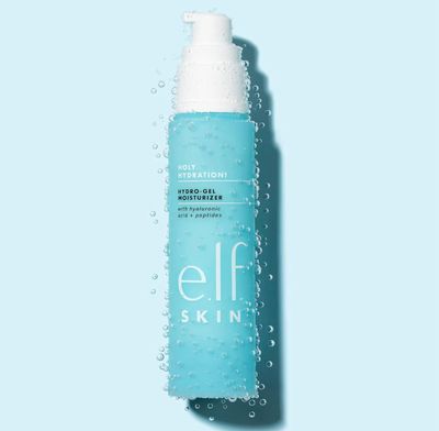 e.l.f. Holy Hydration! Hydro-Gel Moisturizer, Hydrates &amp; Moisturizes Skin for a Plumped Up Complexion, Lightweight &amp; Quick-Absorbing, White, 1.76 Oz / 50 mL