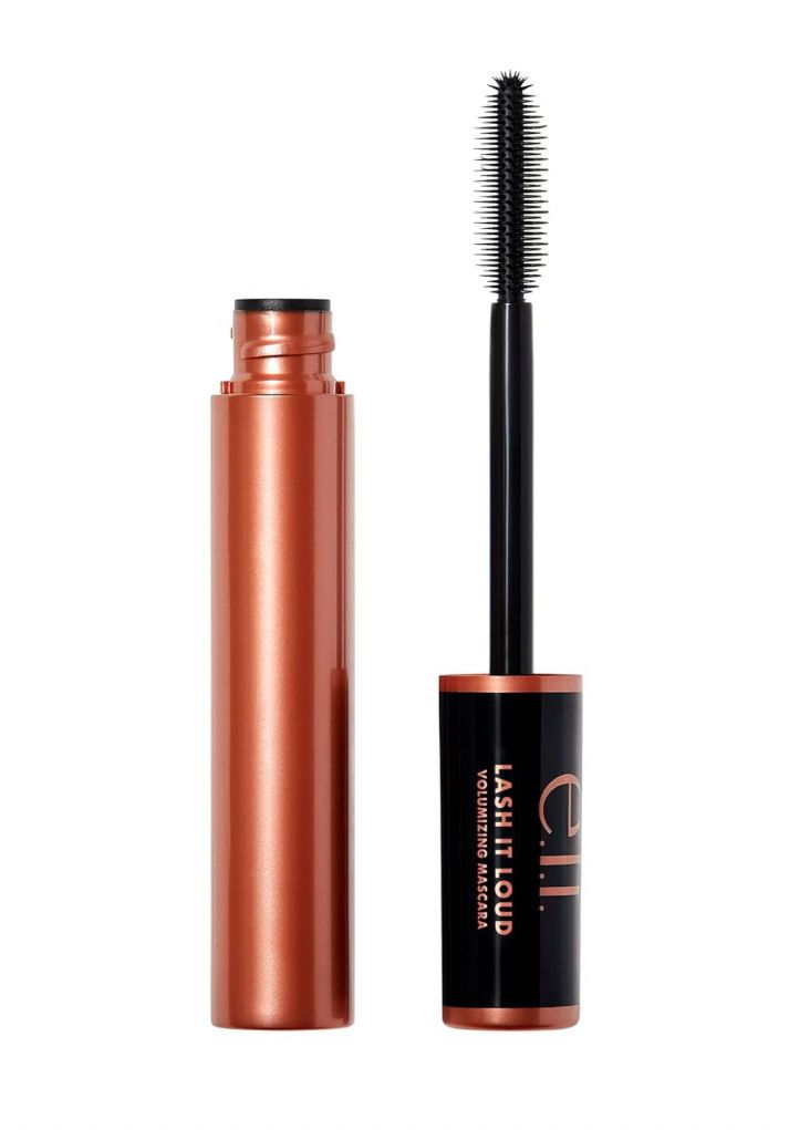 e.l.f. Lash It Loud Mascara, Volumizing &amp; Intensely Pigmented Formula For Fuller &amp; Bolder Lashes, Adds Dimension, Vegan &amp; Cruelty-Free, Dark Brown, 0.24 Oz