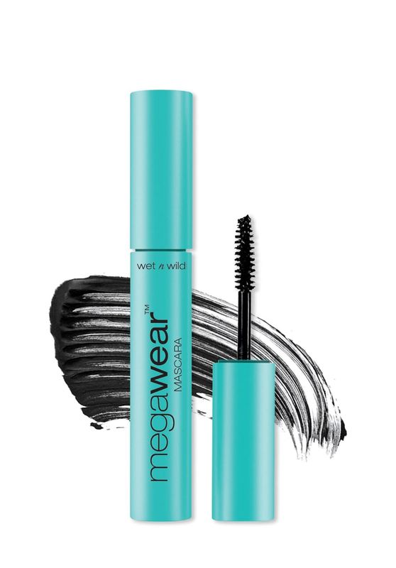 wet n wild Enhance and Define Megawear Mascara, Gentle Gel Volumizing Formula that Promotes Full &amp; Healthy Lashes, Enriched with Soy Protein &amp; Panthenol, Cruelty-Free &amp; Vegan - Black