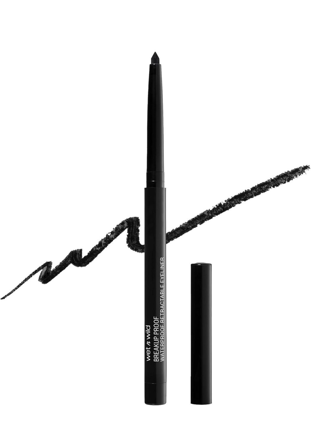 wet n wild Mega Last Breakup Proof Eyeliner, Quick Drying, Waterproof, 16-Hour Wear - Cruelty-Free &amp; Vegan - Black/Brown