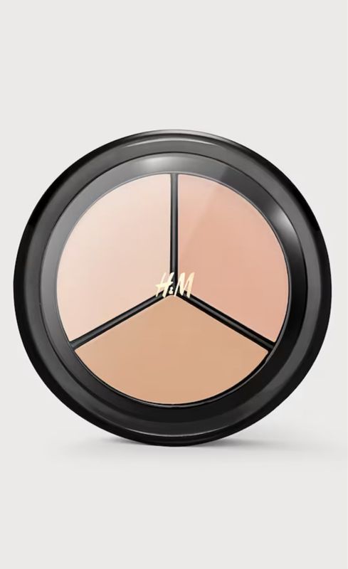 H&amp;M Tri-Color Concealer, 3 IN 1 Color Correcting Concealer Cream, Face Cream for Contour &amp; Highlight, Conceals Dark Circles Blemish, Moisturizing &amp; Long Lasting