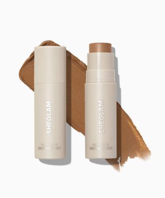 SHEGLAM Snatch &#39;n&#39; Define Cream Contour Stick Long Lasting Highly Pigmented Sweat Proof Face Bronzer Makeup - Golden Sun