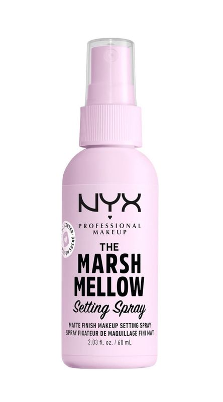 NYX PROFESSIONAL MAKEUP Marshmellow Setting Spray, Matte Setting Spray for 16HR Make Up Wear 2.03 fl.oz./ 60ml