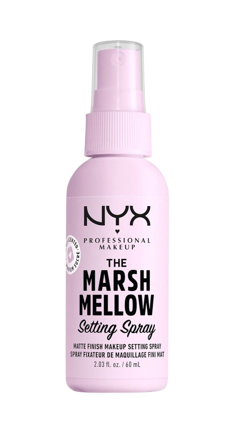 NYX PROFESSIONAL MAKEUP Marshmellow Setting Spray, Matte Setting Spray for 16HR Make Up Wear 2.03 fl.oz./ 60ml