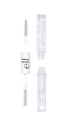e.l.f. Clear Brow &amp; Lash Mascara, Dual-Sided Brushable Clear Gel For Groomed Brows &amp; Eyelashes, Long-Wear Conditioning Formula, Vegan &amp; Cruelty-Free