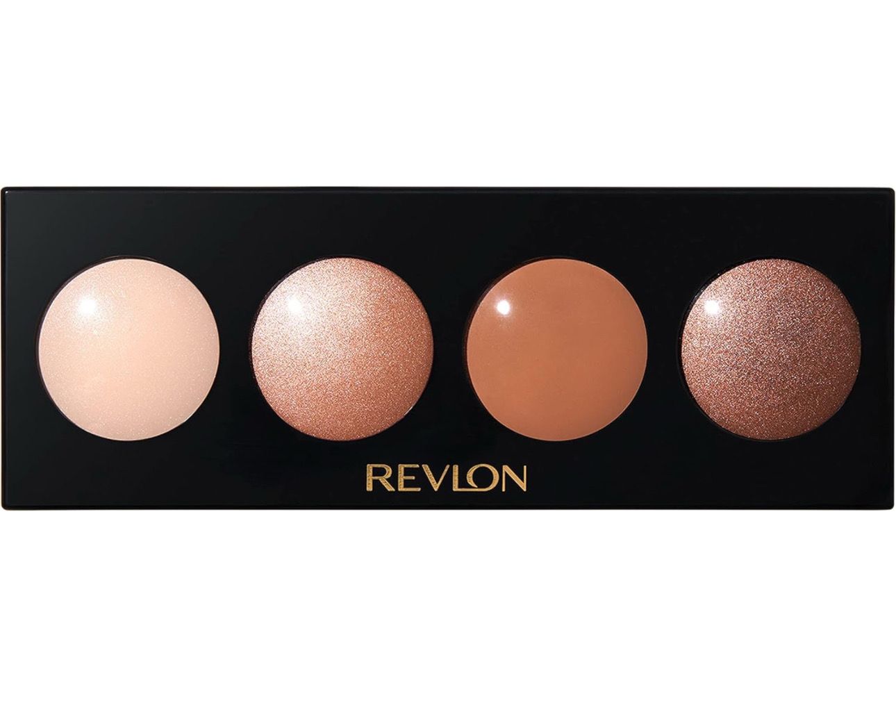Revlon Crème Eyeshadow Palette, Illuminance Eye Makeup with Crease- Resistant Ingredients, Creamy Pigmented in Blendable Matte &amp; Shimmer Finishes, 710 Not Just Nudes, 0.12 Oz