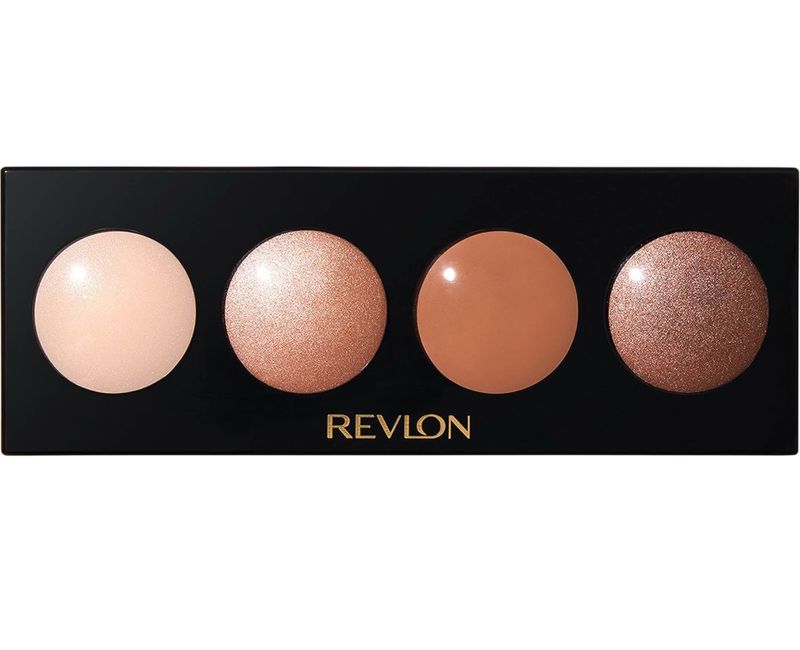 Revlon Crème Eyeshadow Palette, Illuminance Eye Makeup with Crease- Resistant Ingredients, Creamy Pigmented in Blendable Matte &amp; Shimmer Finishes, 710 Not Just Nudes, 0.12 Oz