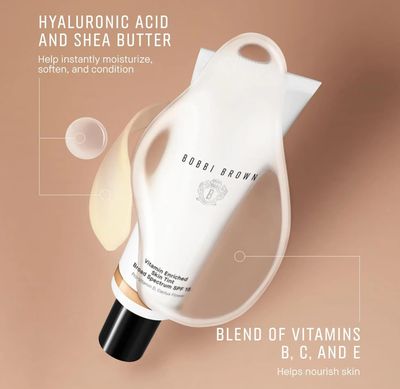 Bobbi Brown Vitamin Enriched Hydrating Skin Tint SPF 15 with Hyaluronic Acid , Golden 4, 1.7 fl. oz / 50mL
