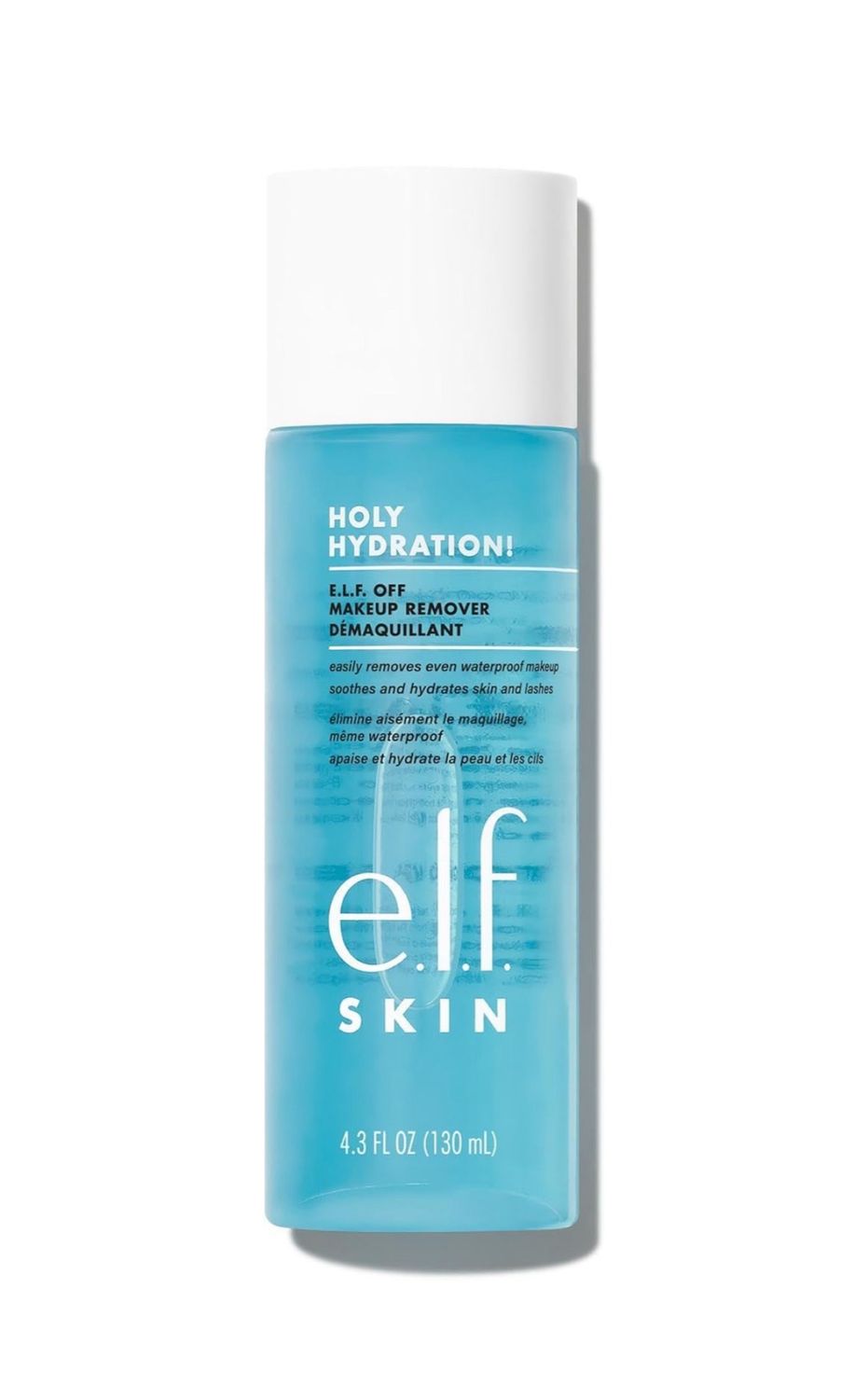 e.l.f. SKIN Holy Hydration Off Makeup Remover, Liquid Makeup Remover For Eye, Lip &amp; Face Makeup, Gentle Formula, Vegan &amp; Cruelty-free, 130 mL