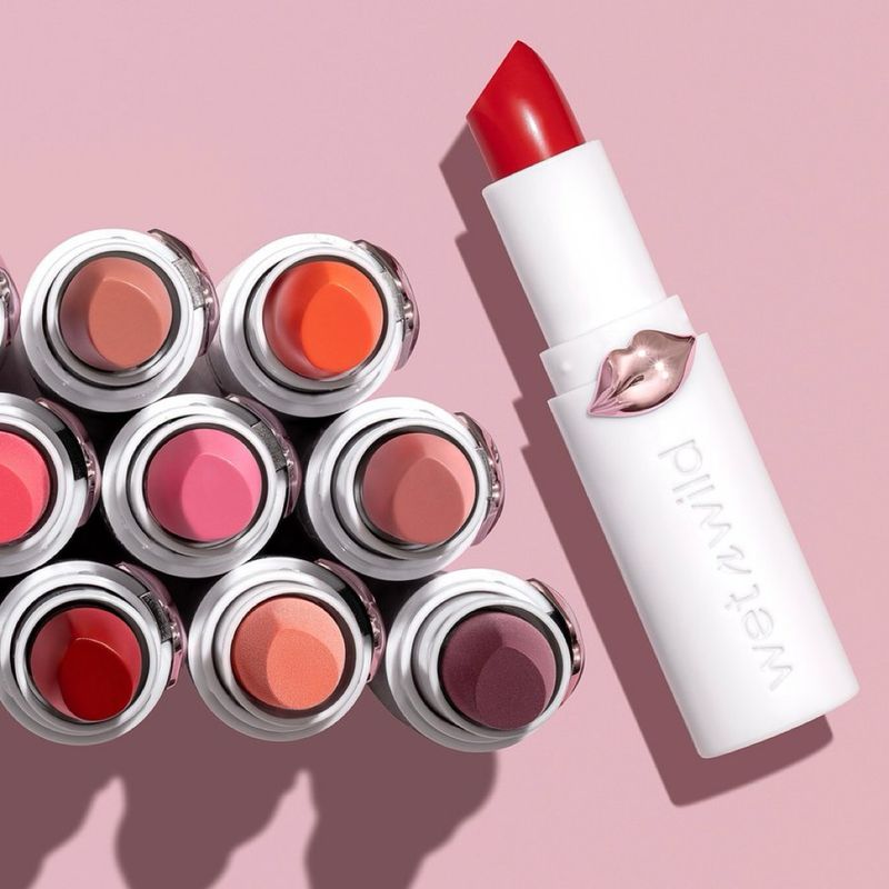 wet n wild Mega Last High-Shine Lipstick Lip Color, Infused with Seed Oils For a Nourishing High-Shine,Buildable &amp; Blendable Creamy Color,Cruelty-Free &amp; Vegan
