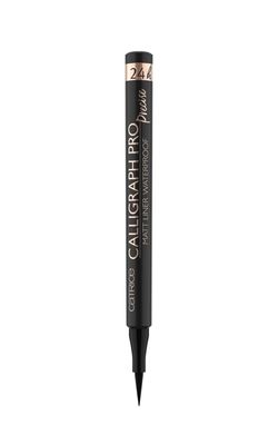 Catrice Calligraph Pro Precise 24H Matt Liner Waterproof, 010 Intense Black, 1.2 mL