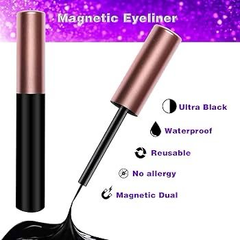 Bling Girl Magnetic Liquid Liner Maximum Secure Hold No Glue, No Mess, Long Lasting Wear, Black