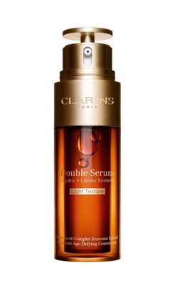 Clarins Double Serum | Anti Aging | Visibly Firms, Smoothes & Boosts Radiance in 7 Days* | 21 Plant Ingredients| Turmeric | Lighter Texture| Great for Oily Skin and Humid Climates Clarins / 100 mL
