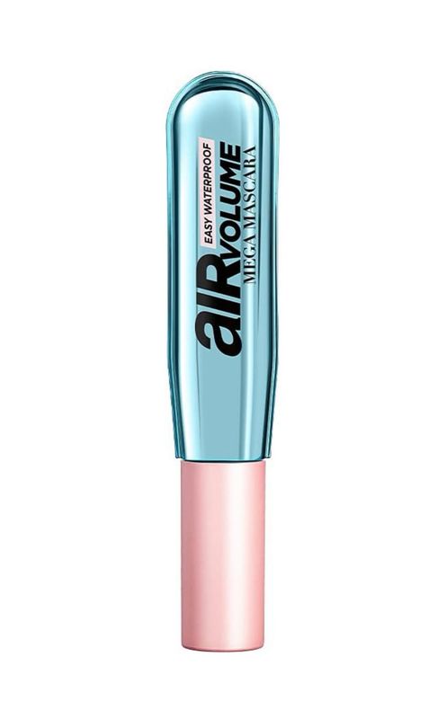 L&#39;Oreal Paris Makeup Air Volume Mega Mascara, Lightweight &amp; Long-lasting Volumizing Mascara for Voluminous Eyelashes, Waterproof Black, 0.3 Fl Oz