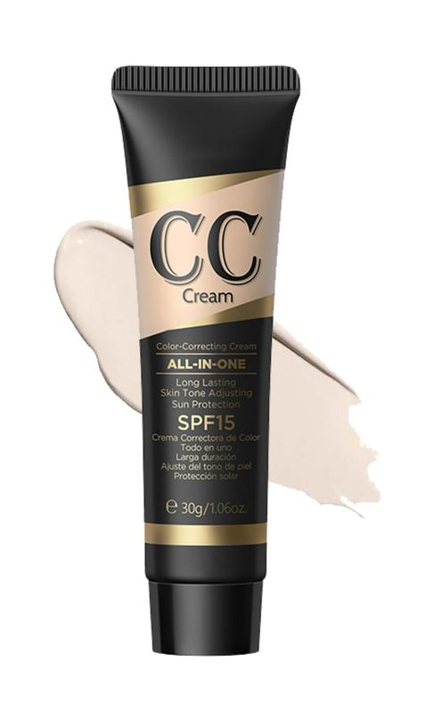 CC Cream with SPF 15, CC Cream Tinted Moisturizer, CC Cream Foundation Full Coverage Correcting Dullness Uneven Skin Tone, Watrerproof Long Lastng CC Cream Hydration Concealer, Light &amp; Natural / 30 mL