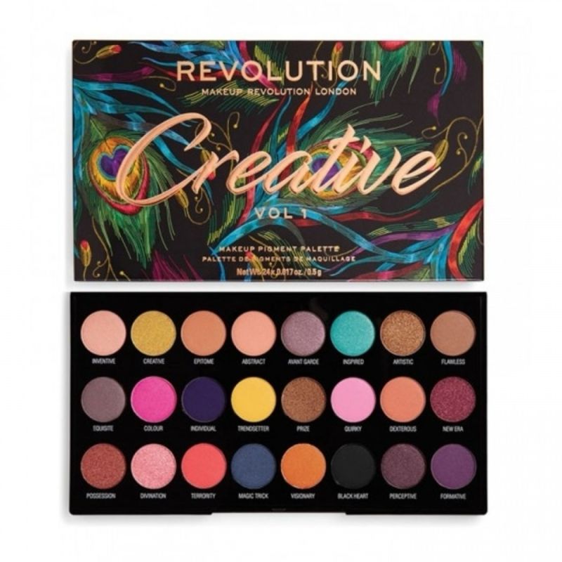 Makeup Revolution Creative Vol 1 , Eye Shadow Palette, Revolution Beauty Ltd UK