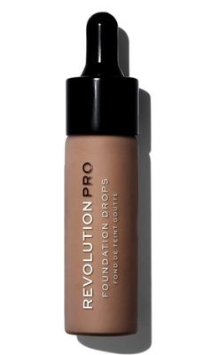 Revolution Pro Foundation Drops Revolution Beauty Ltd UK • 18 mL / Can Be Used For Darkening Your Foundation Or Concealer To Correct Skin Tone