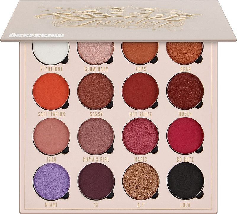 Obsession Belle Jorden Eyeshadow Palette Revolution Beauty London