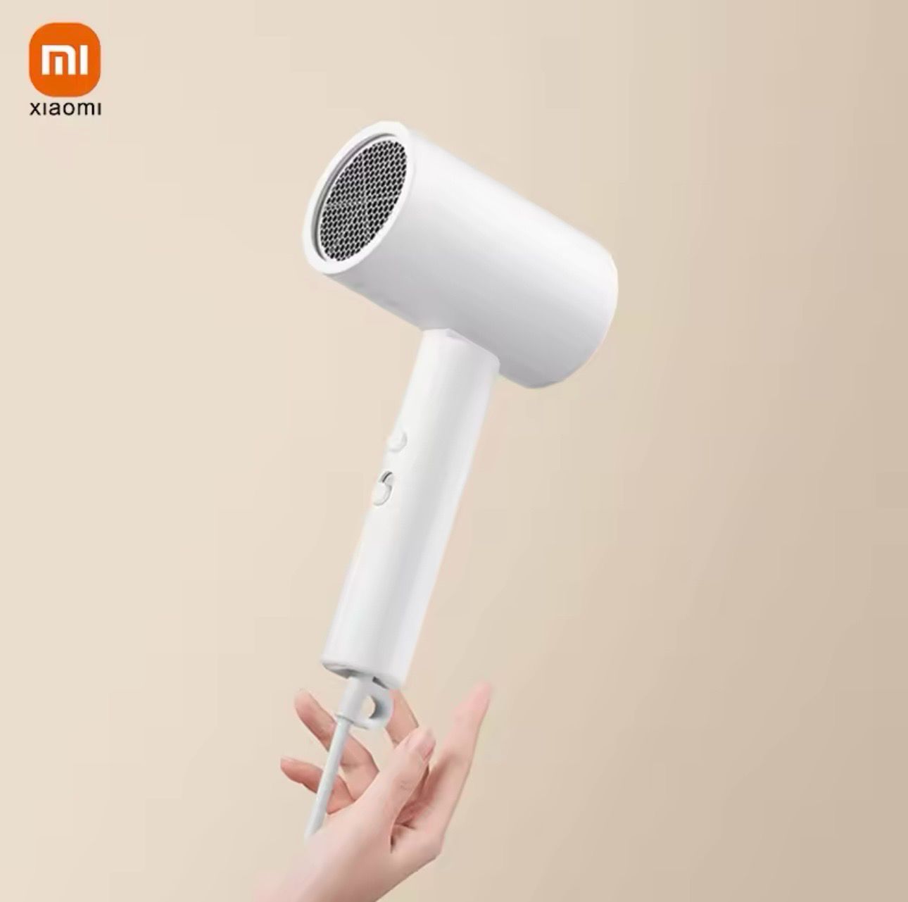 Xiaomi Mijia Hairdryer H101 Negative Ions Hair Protection Hair Dryer with Foldable Handle Portable Blow Dryer Fast Drying/ White