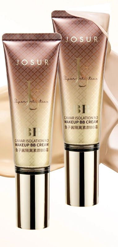 JOSUR Caviar Isolation No Makeup BB Cream, Light Frivolous Paste, Makeup Concealer, Natural 60 g