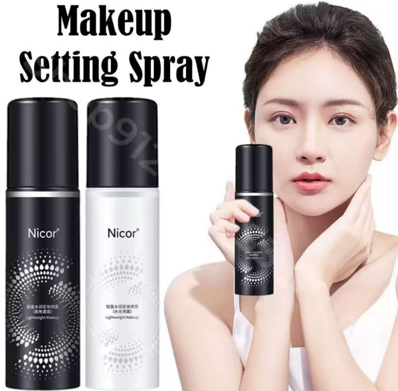 Nicor Water Glossy Makeup Setting Spray, Moisturising And Light Makeup Spay, 100 mL