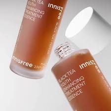 Innisfree Black Tea Peptide Anti-wrinkle Emulsion &amp; Black Tea Peptide Anti-wrinkle Toner Set , Each Bottle 30 mL, Set Of 2.
