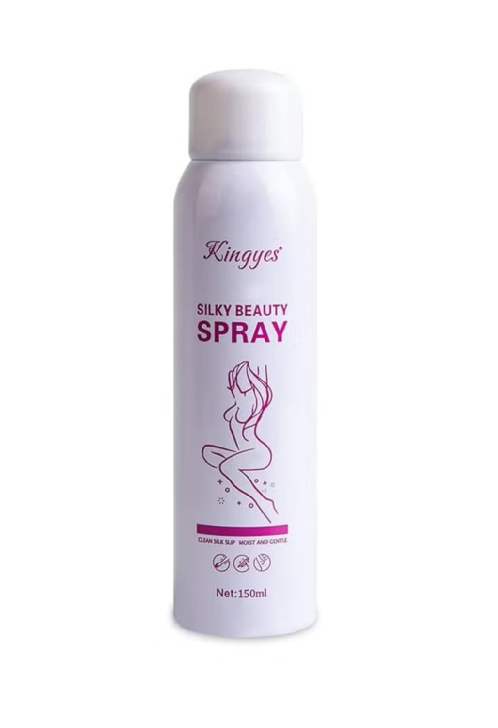Kingyes Silky Beauty Hair Removal Spray • Removes Hair from the roots • Permanent Hair Removal Without Side Effects • Hand &amp; Foot Hair Remover • 150 mL