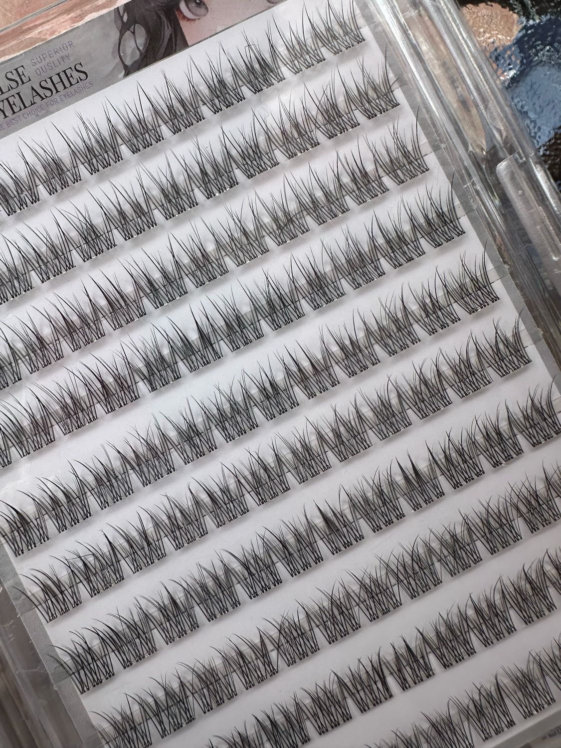Eyelashes Glue-free Self Adhesive Cluster False Natural Soft Eyelashes Daily Makeup, 120pcs Extensions Reusable In A Box 10 12 14mm, Comes With Free Applicator - Fish Tale Style