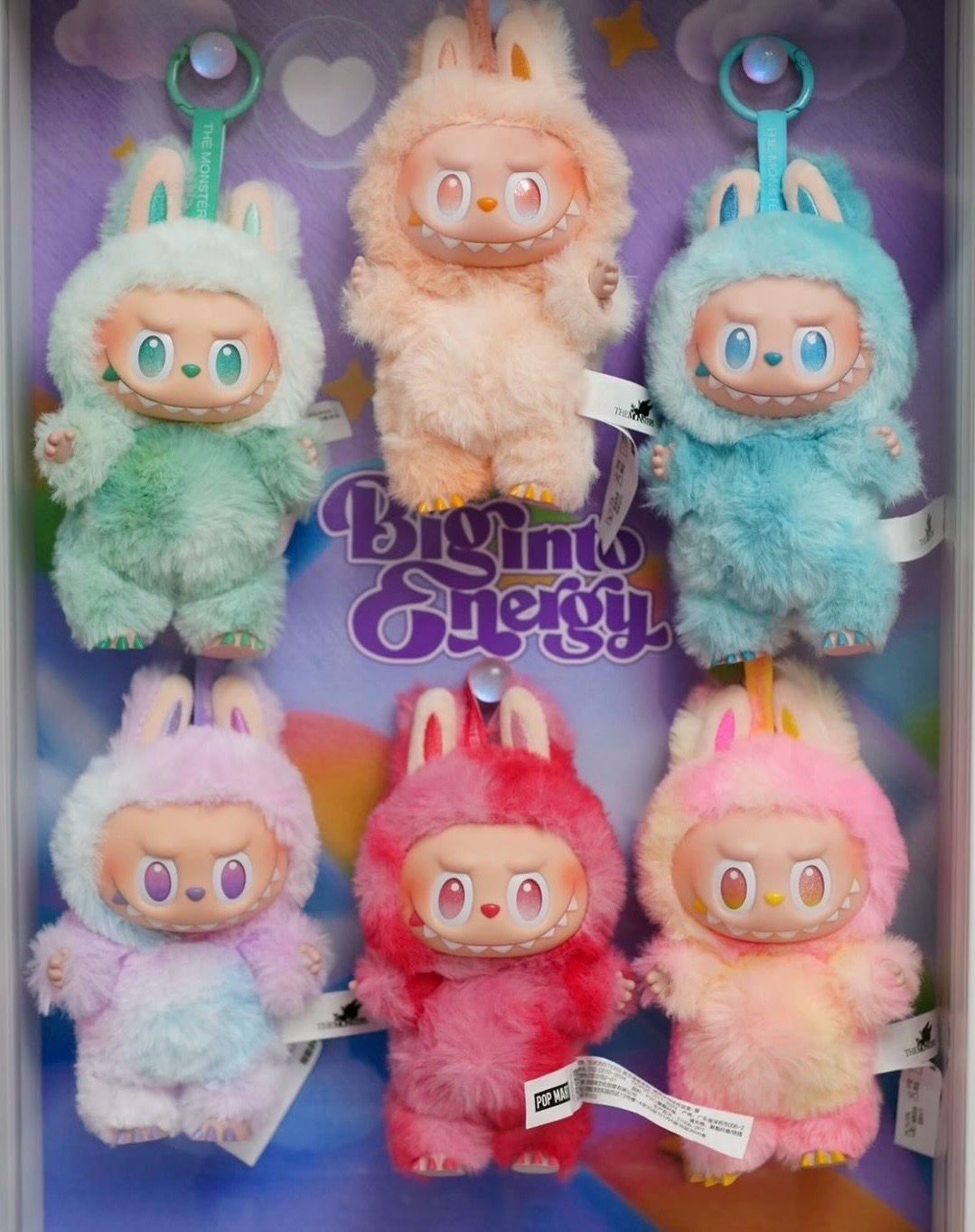 LABUBU Popmart THE MONSTERS Big into Energy Series-Vinyl Plush Pendant Blind Box